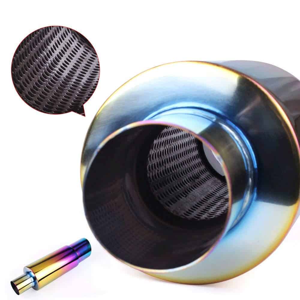 Escape Silenciador Universal de Acero Inoxidable con Punta - Imagen 4