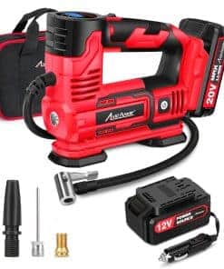Inflador de neumáticos portátil AVID POWER, -Rojo