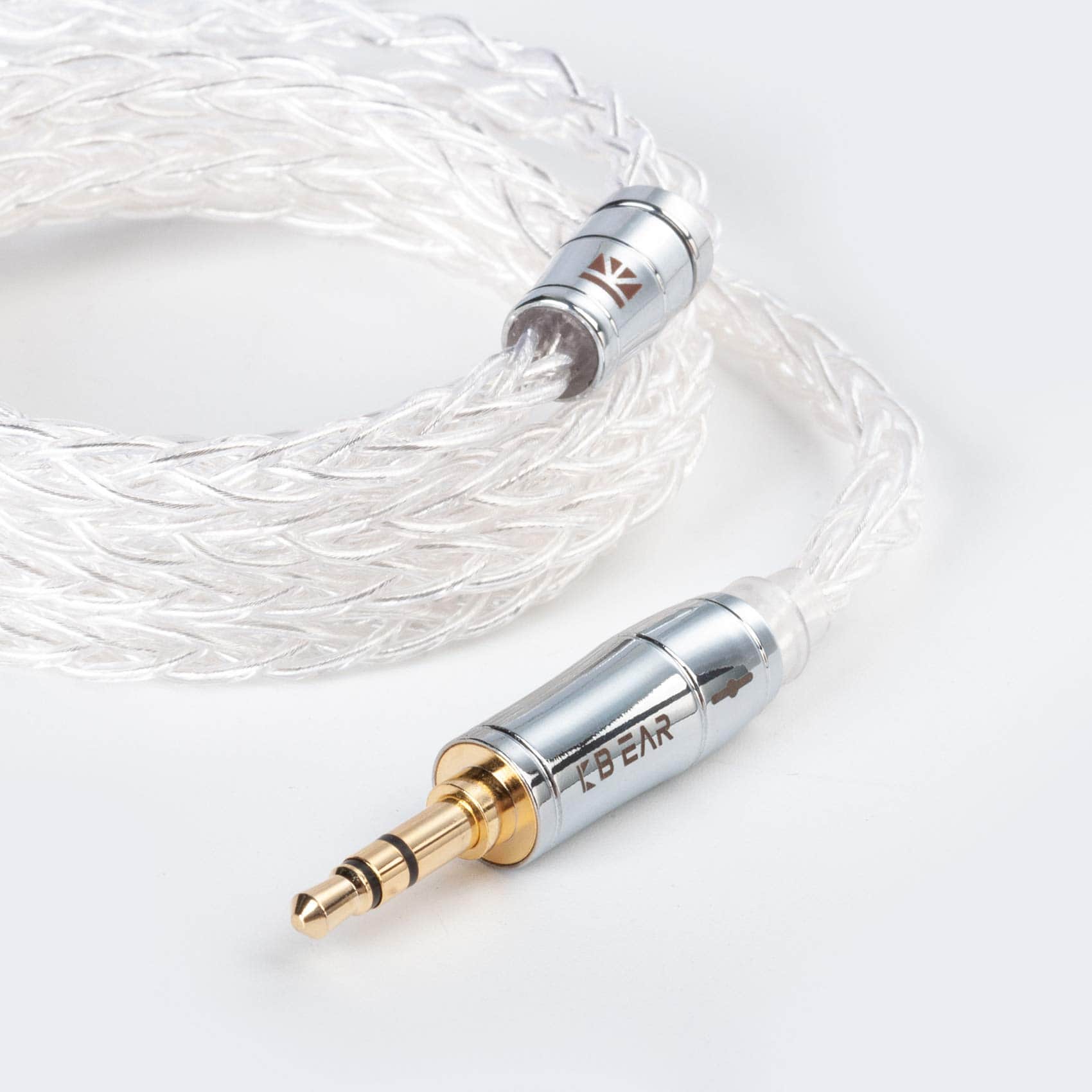 Cable de auriculares de plata de 8 núcleos 2 pines 0.78mm - Imagen 3