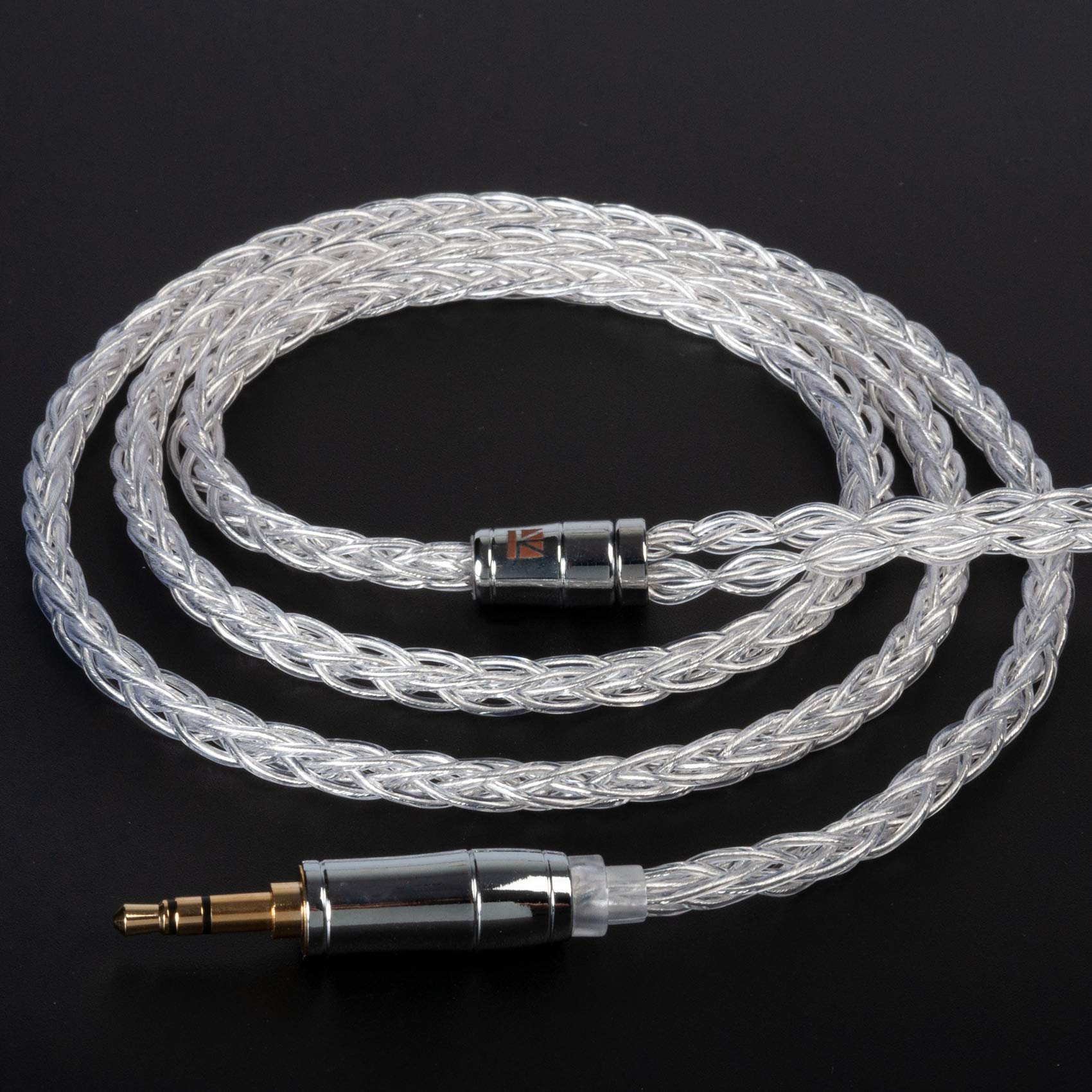 Cable de auriculares de plata de 8 núcleos 2 pines 0.78mm - Imagen 4