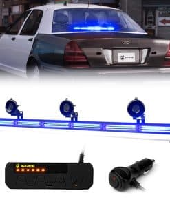 Barra de luz estroboscópica de advertencia de riesgo de