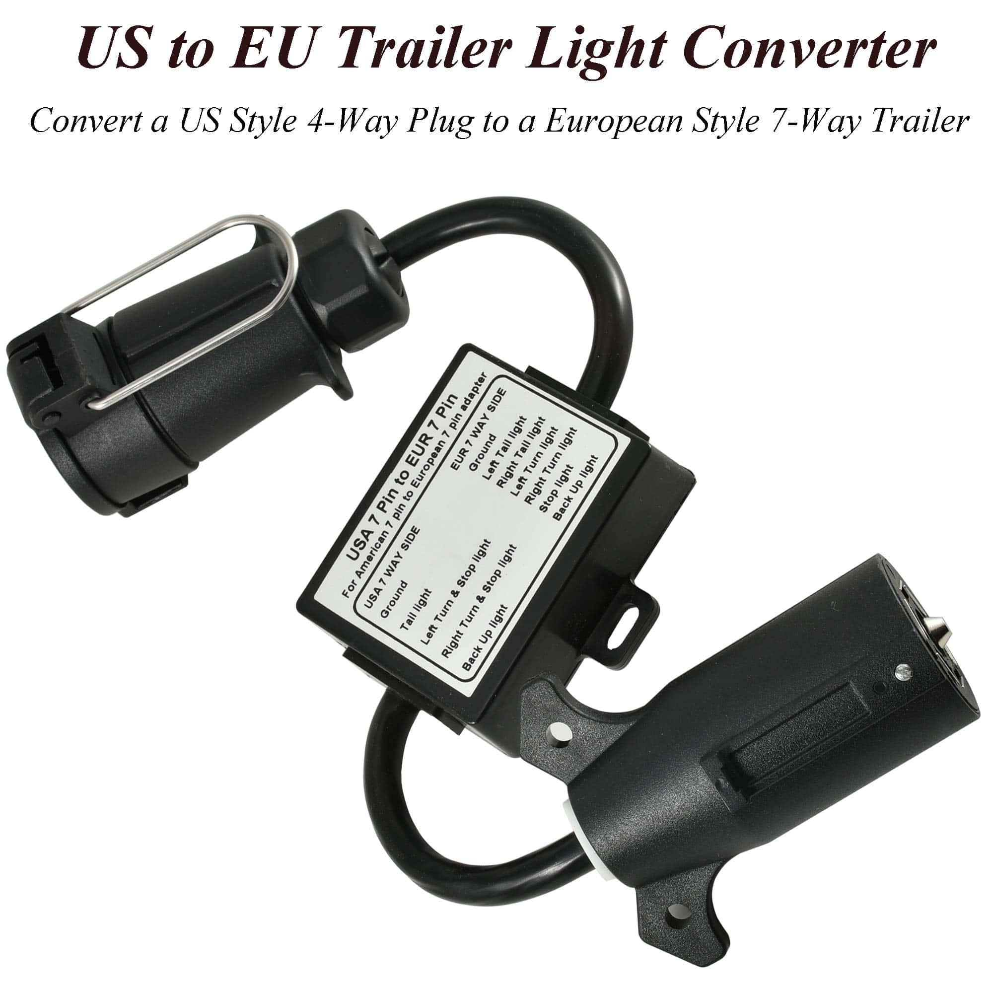 Oyviny USA to EU Trailer Light Converter Adaptador de - Imagen 3