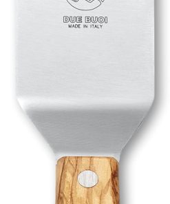 Espátula Estrecha de Madera de Olivo DUE BUOI con Remaches