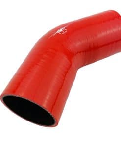 Manguera de Silicona para Codo a 45 Grados Reforzada de 4