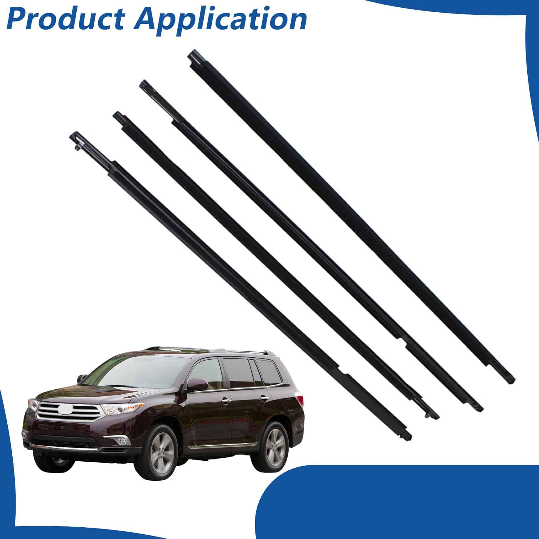 WFLNHB 4 x Moldura de Sellado de Molduras para Ventanas de - Imagen 4