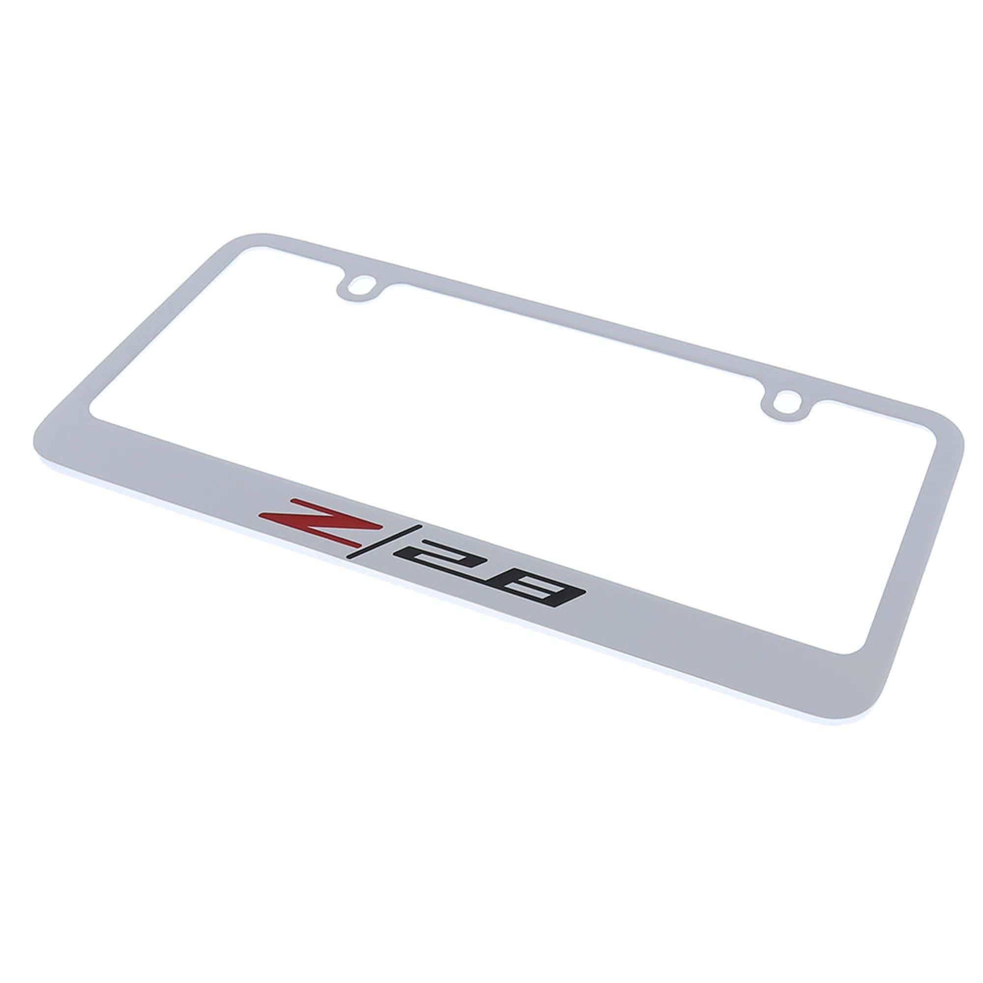 Marco de Placa de Matrícula Grabado para Chevrolet Z28 - Imagen 4