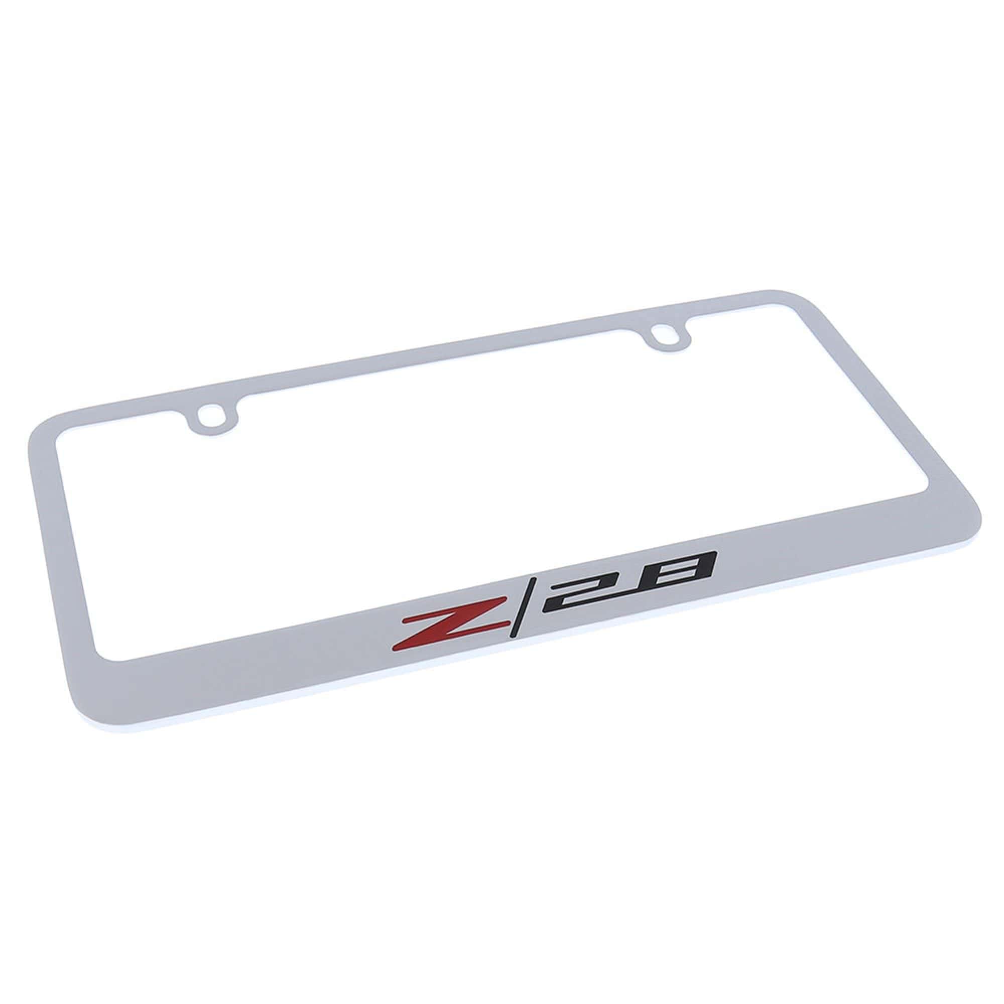 Marco de Placa de Matrícula Grabado para Chevrolet Z28 - Imagen 3