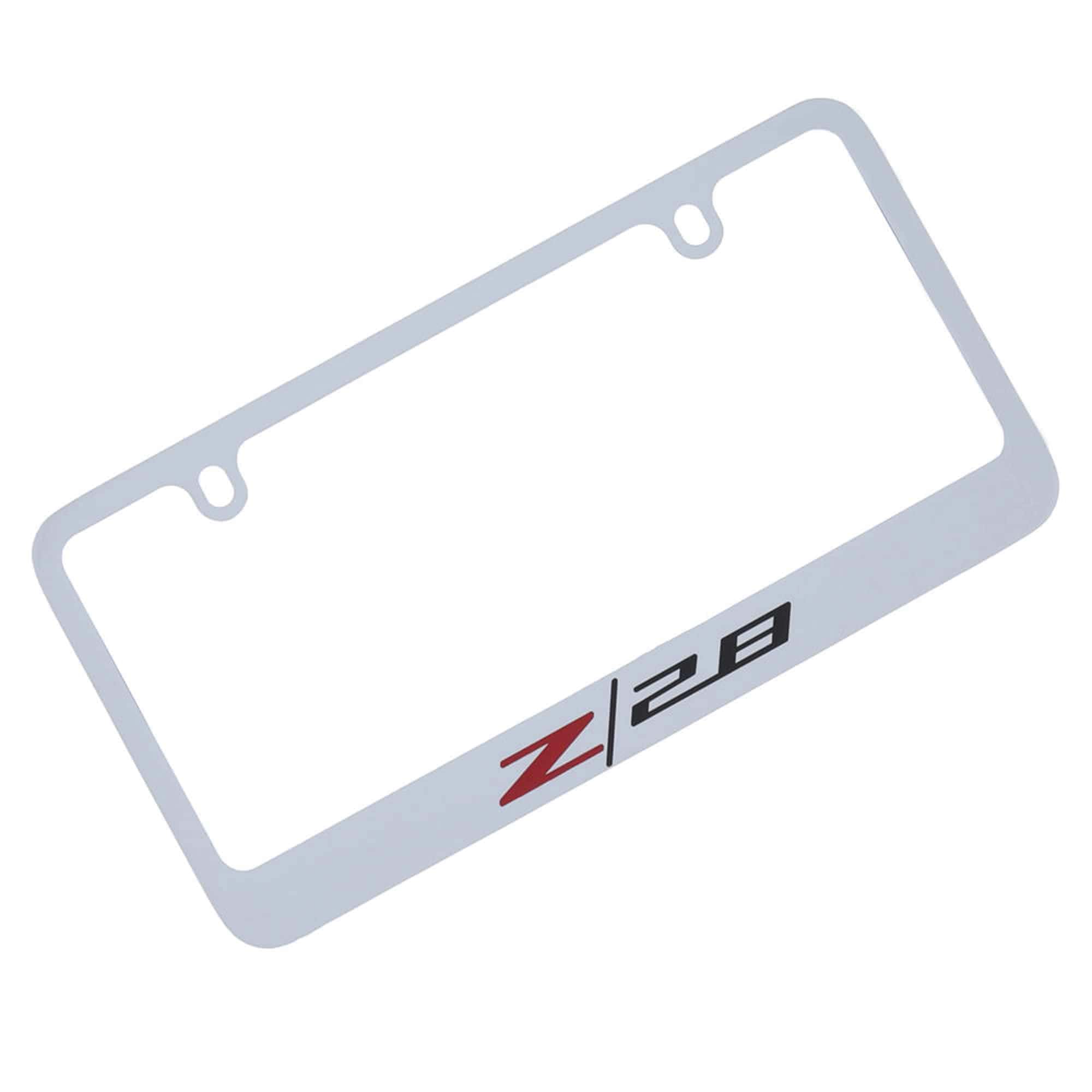 Marco de Placa de Matrícula Grabado para Chevrolet Z28