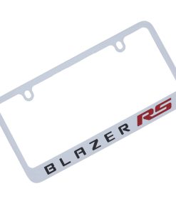 Marco de placa de matrícula grabado para Chevrolet Blazer