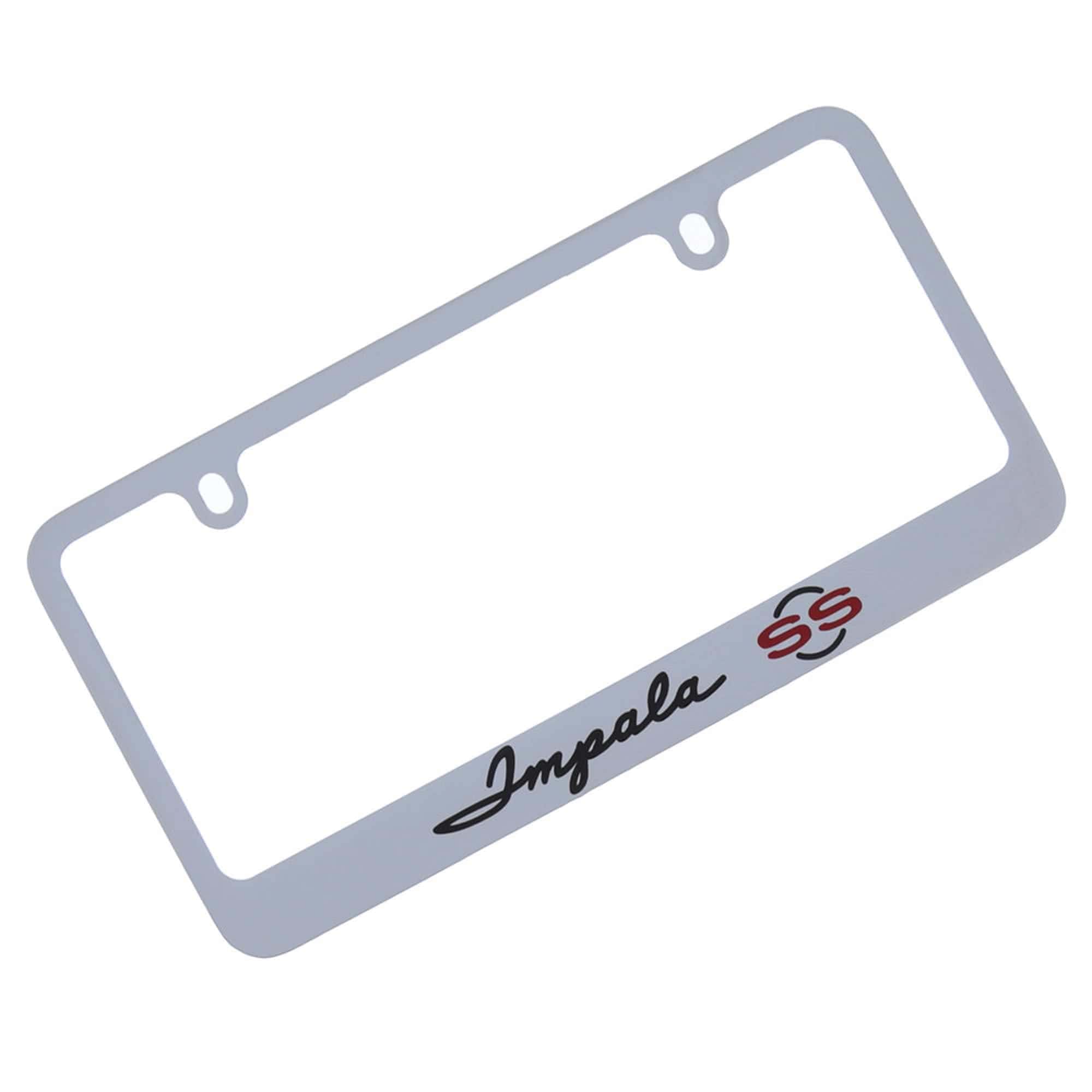 Marco de Placa de Matrícula Grabado para Chevrolet Impala