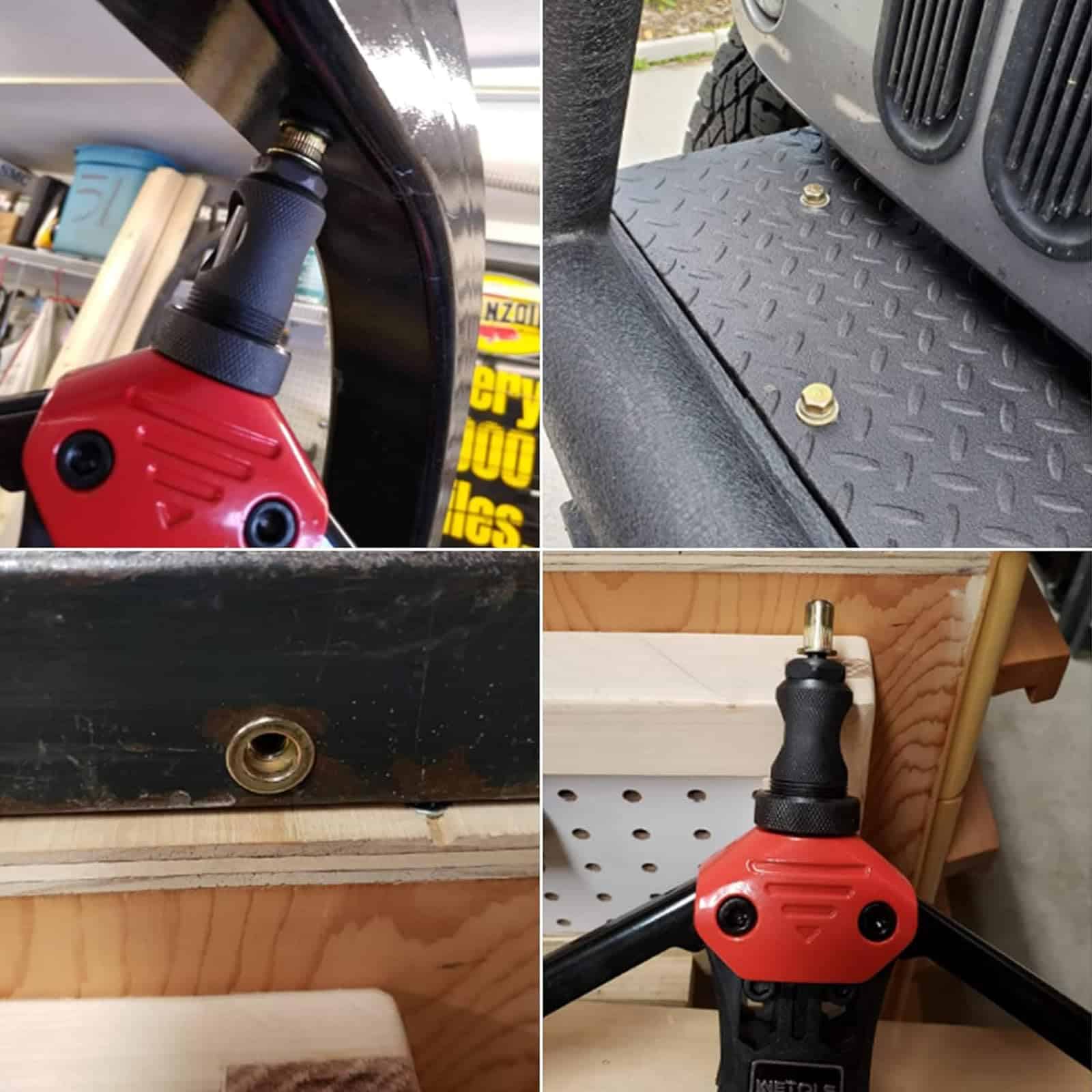 Herramienta de tuercas remachables de 16" WETOLS, Kit - Imagen 8