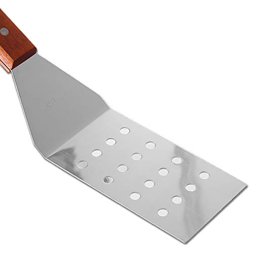 Volteador de Acero Inoxidable Resistente para Sartenes, - Imagen 4