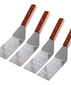 Volteador de Acero Inoxidable Resistente para Sartenes,