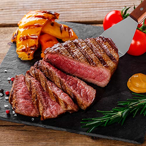 Volteador de Acero Inoxidable Resistente para Sartenes, - Imagen 6