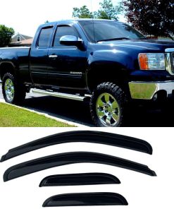 Deflector de viento de ventana lateral Puermto, juego de 4