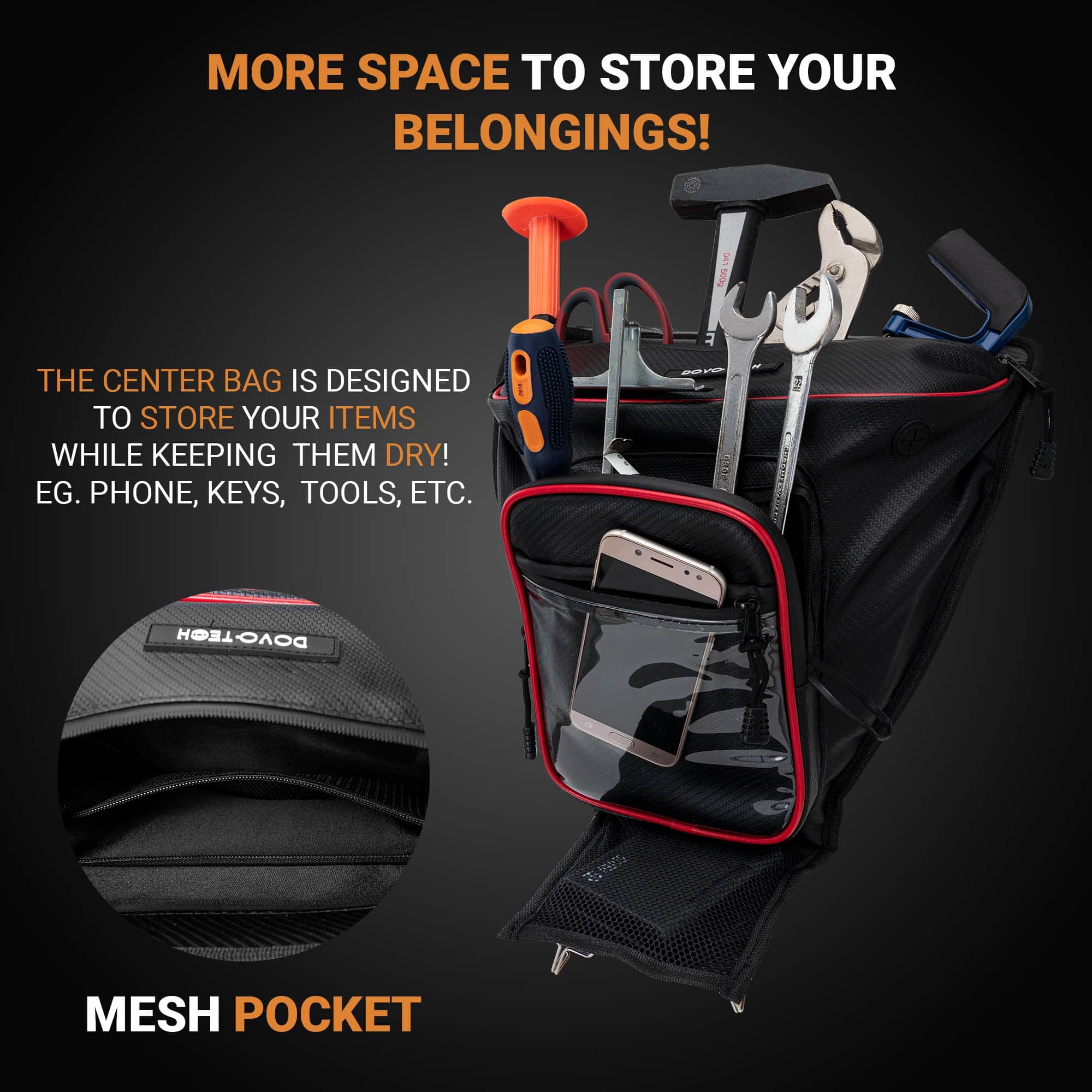 Bolsas de Puerta DOVOTECH RZR 3 Juego con Bolsa de Asiento - Imagen 3