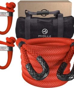 MiolleGear Cuerda de Remolque de Recuperación Cinética de