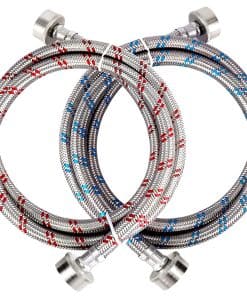 Mangueras de Lavadora de Acero Inoxidable Premium de 4 pies