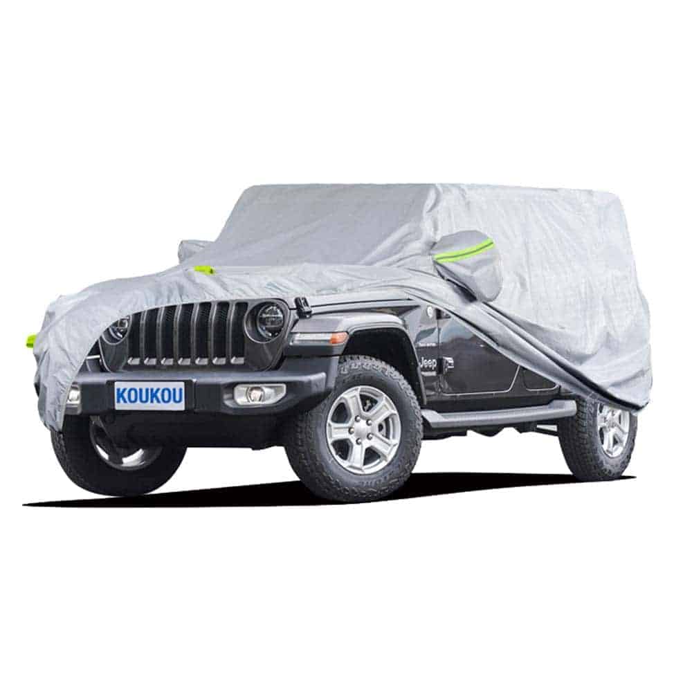 Cubierta de Coche SUV Impermeable de 6 Capas KouKou,