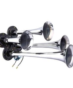 4 Trompeta Claxon de Aire Universal 150DB 12/24V para Coche