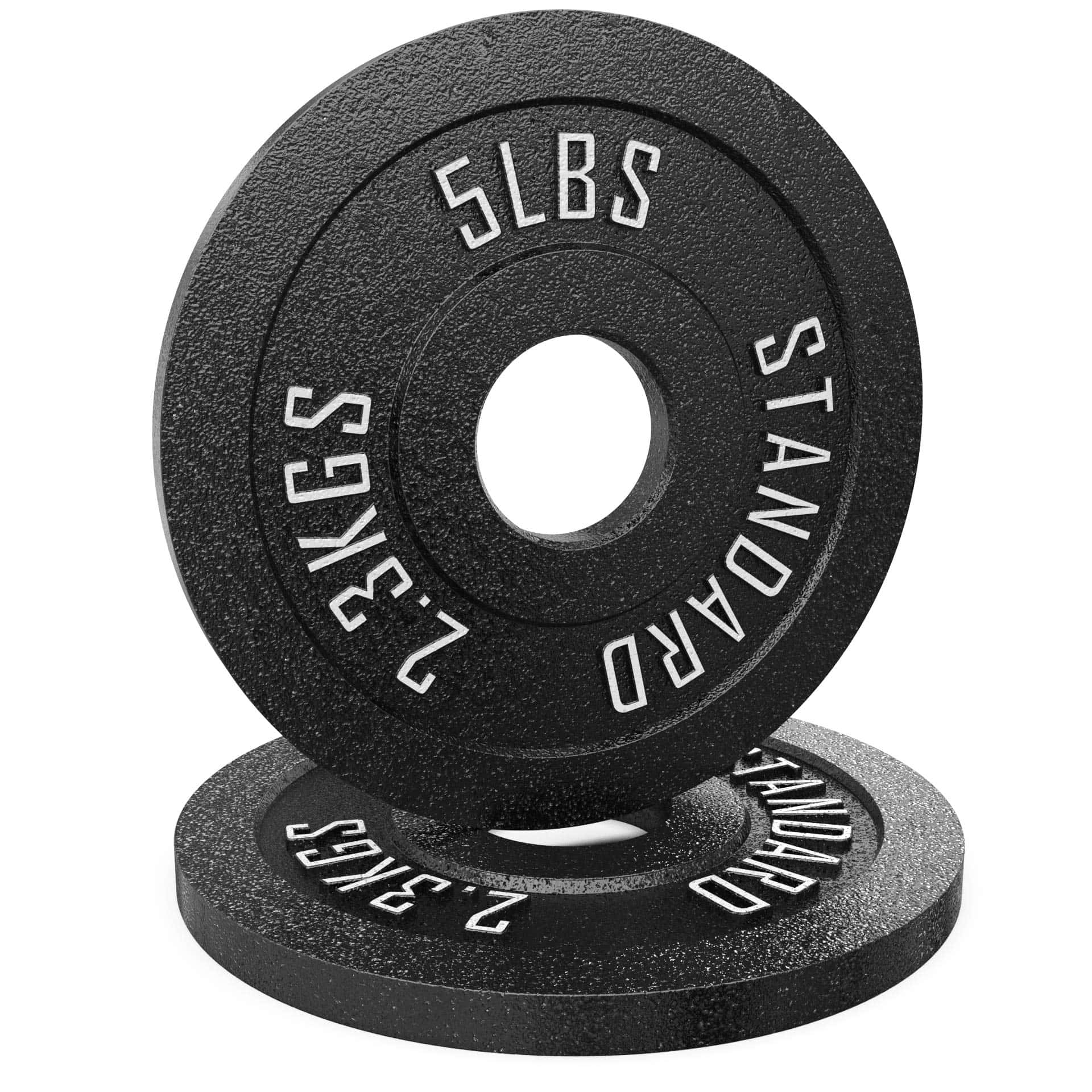 Placas de Pesas Metálicas Estándar Synergee de 5 lb Par.