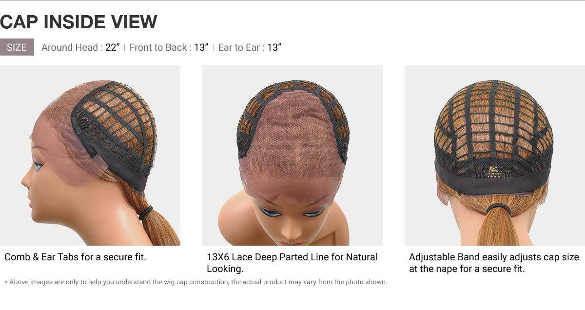 Pelucas de Encaje Frontal HD Outre -CANELA VINO DR2 - Imagen 4