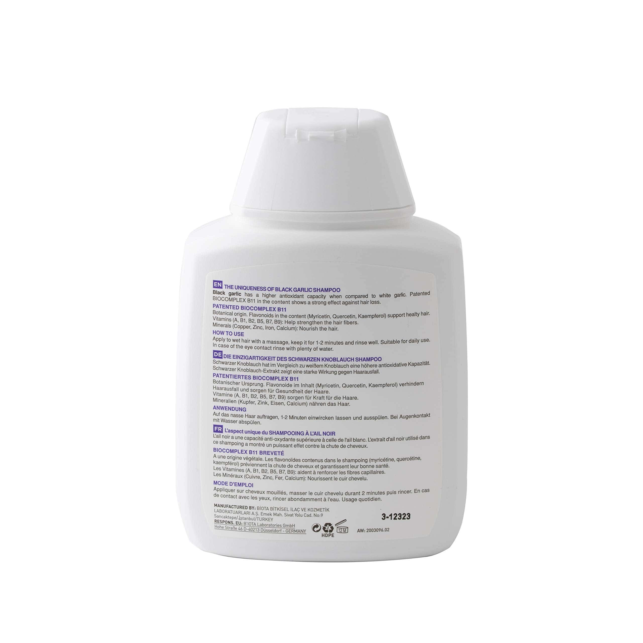 Shampoo Bioxsine Herbal con Ajo Negro para Crecimiento y - Imagen 5