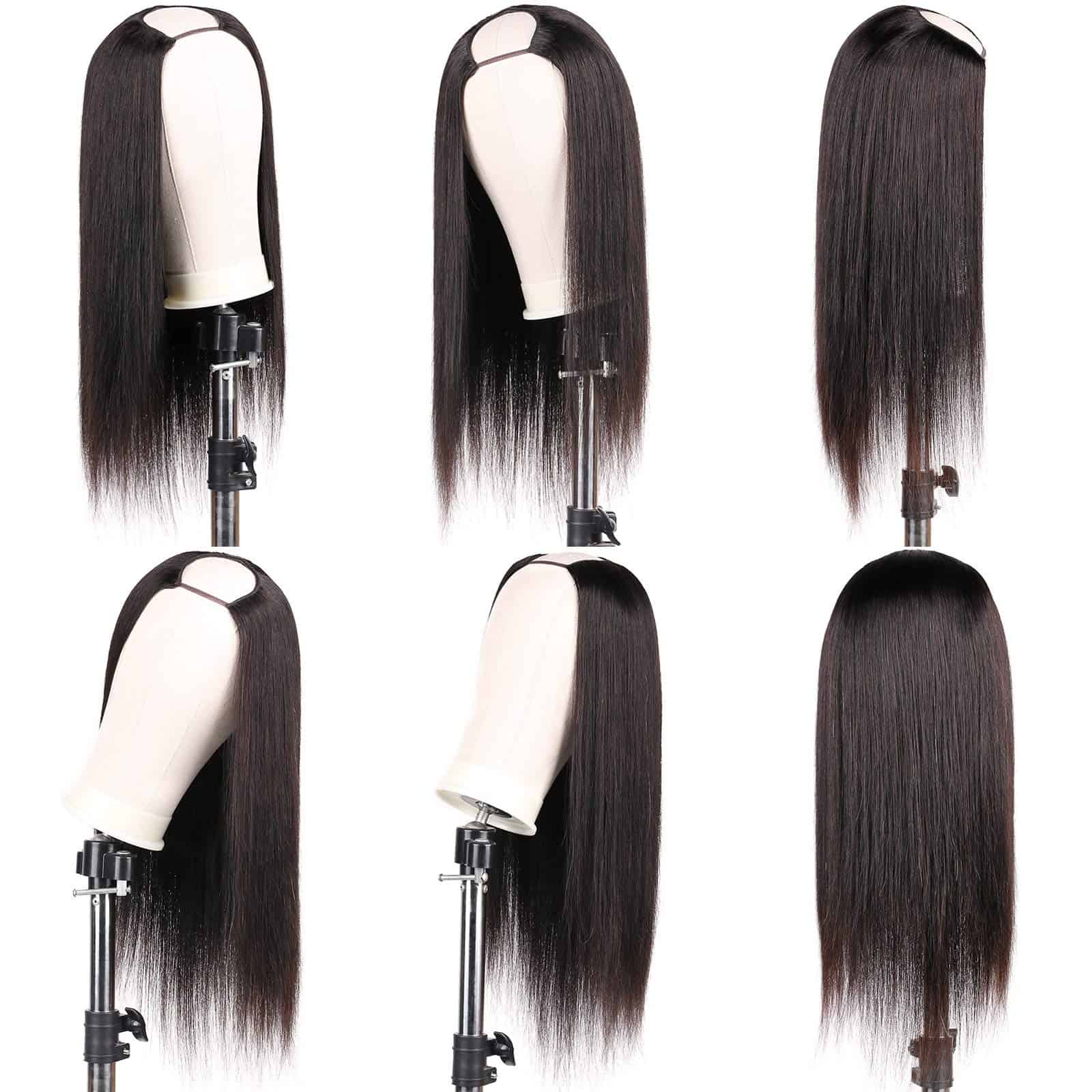 Peluca U Part de Pelo Humano para Mujeres, 100% Cabello - Imagen 4