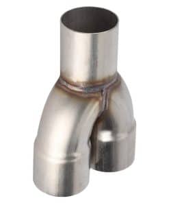 Tubo de escape, Adaptador de Y de escape de acero