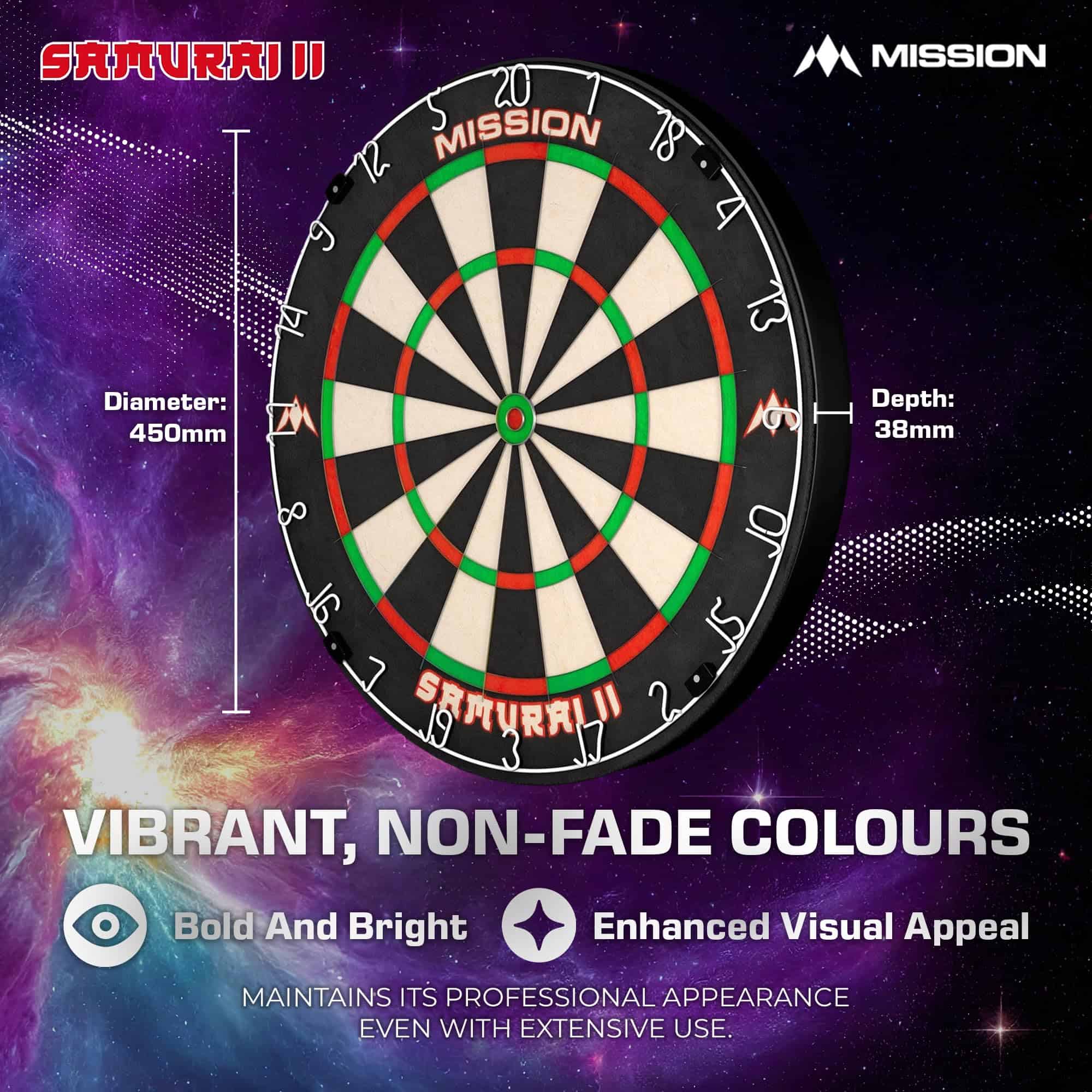 Tablero de Dardos Mission DB023 Samurai II | Estándar de - Imagen 8