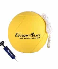 Pelota y cuerda de Tetherball con mosquetón, toque suave,