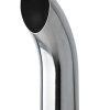 Tubo de Escape Cromado 5" de Diámetro, Curvado de 24" de