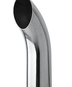 Tubo de Escape Cromado 5" de Diámetro, Curvado de 24" de