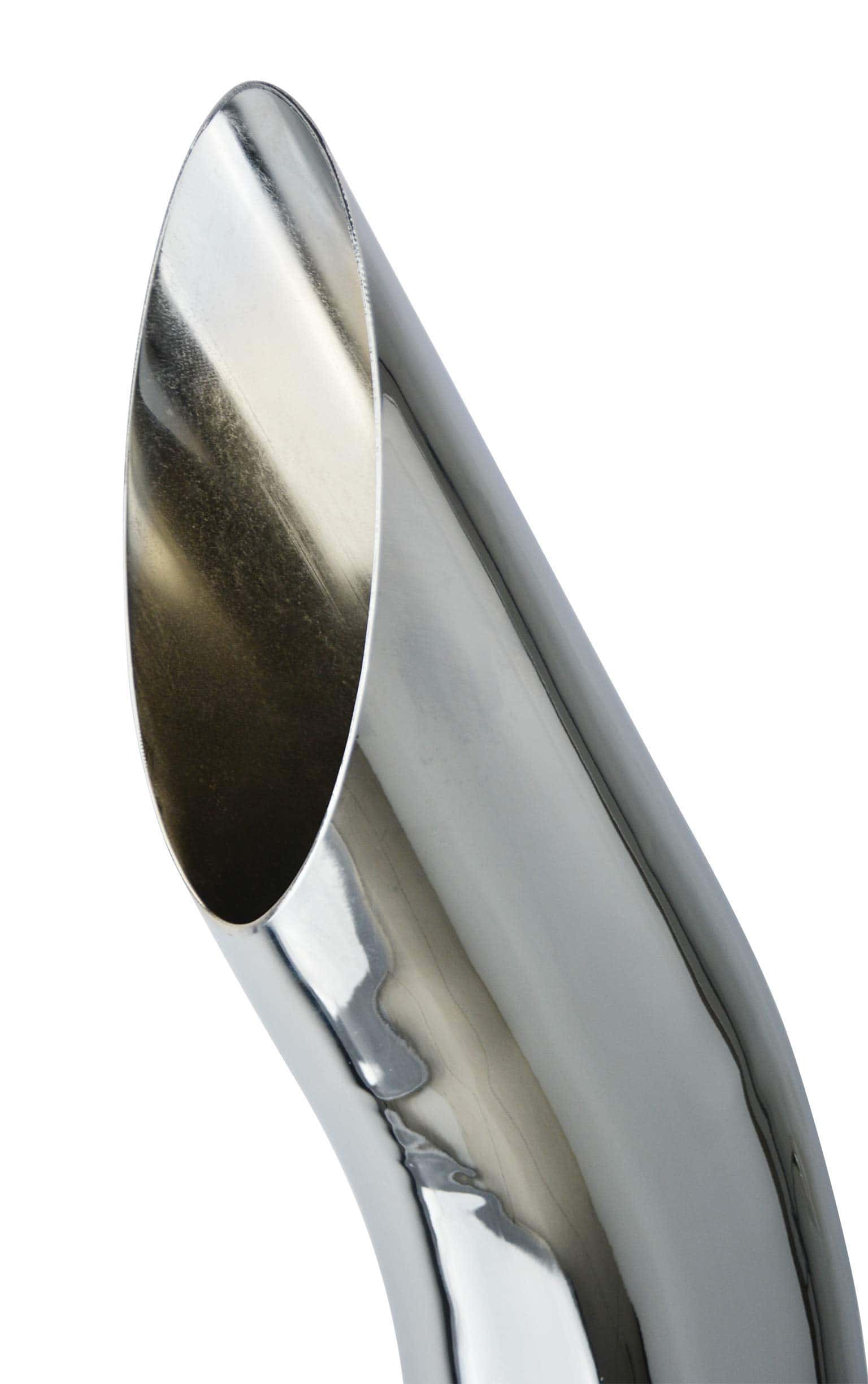 Escape Cromado de 6" Bull Horn, Diámetro Reducido de 5"OD - Imagen 8