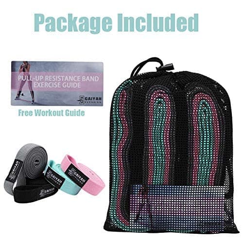 GAIYAH FITNESS Bandas de Resistencia Largas para Mujeres - - Imagen 3