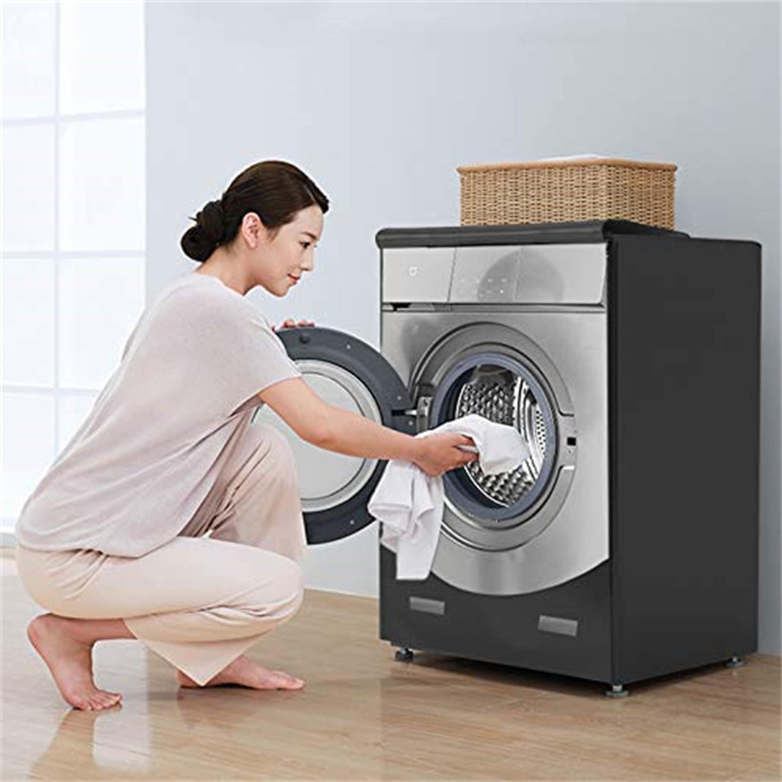 Covolo Cubierta para Lavadora, a Prueba de Agua y Polvo, - Imagen 6