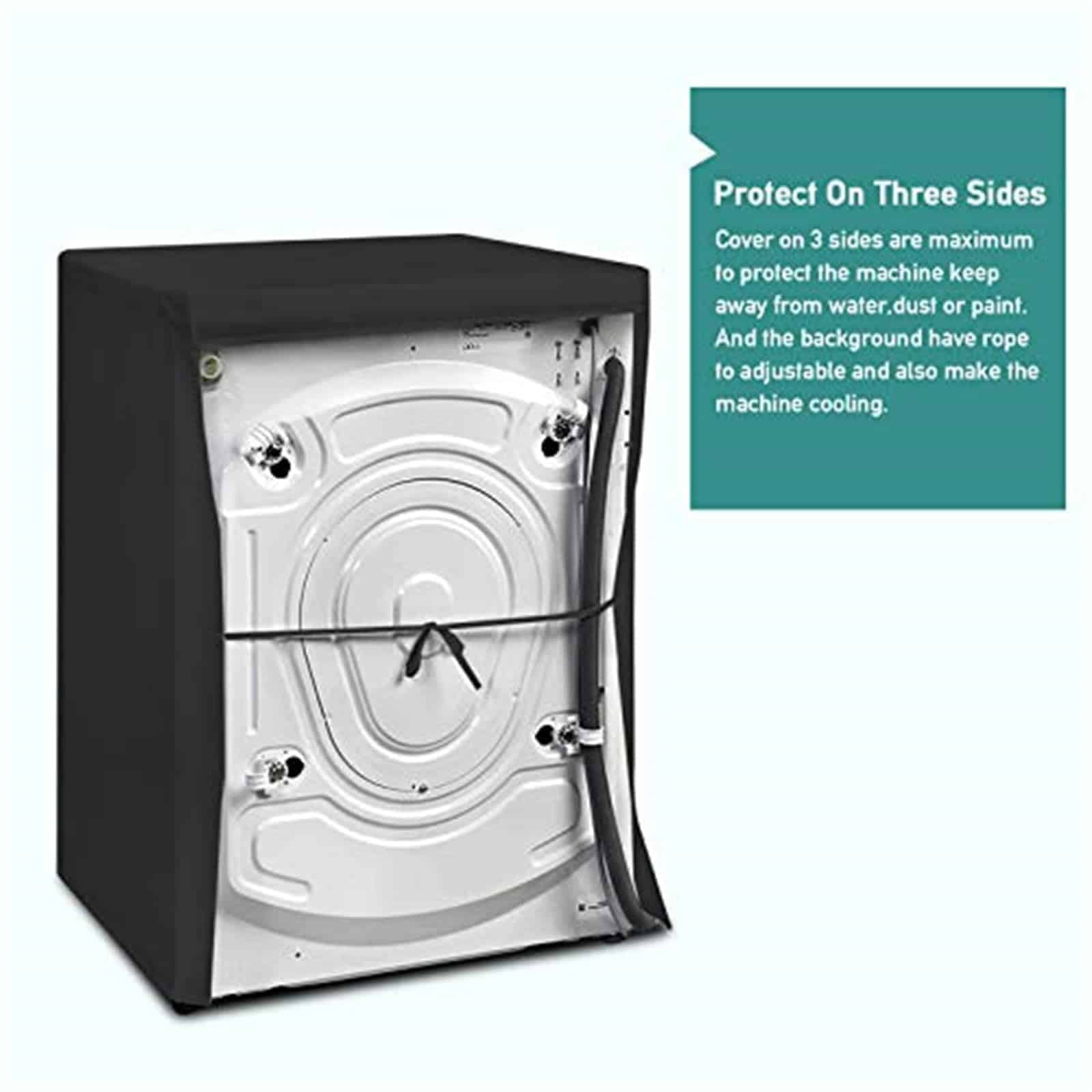 Covolo Cubierta para Lavadora, a Prueba de Agua y Polvo, - Imagen 8