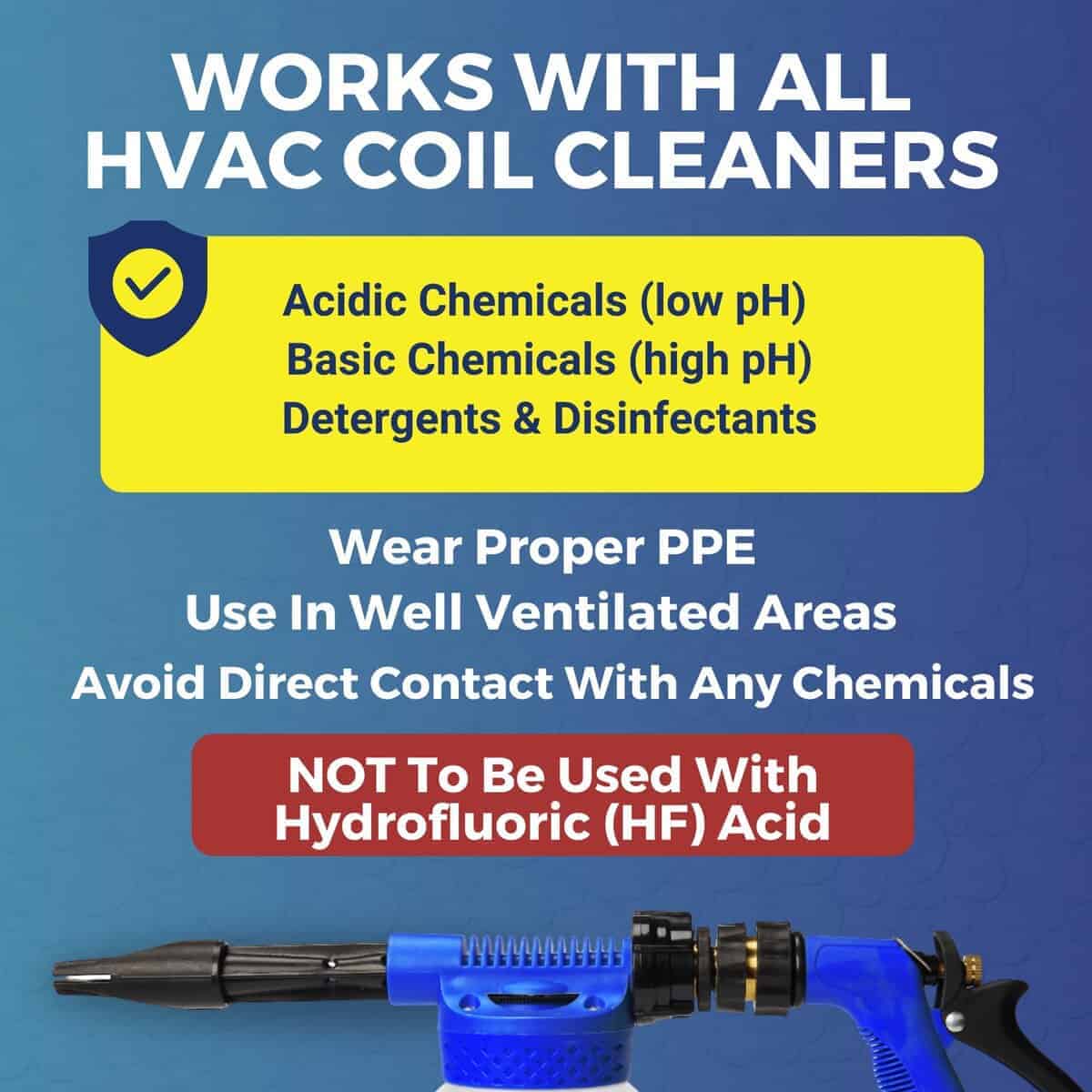 HVAC Guys Coil Cannon Cleaner Mixing Sprayer para - Imagen 6