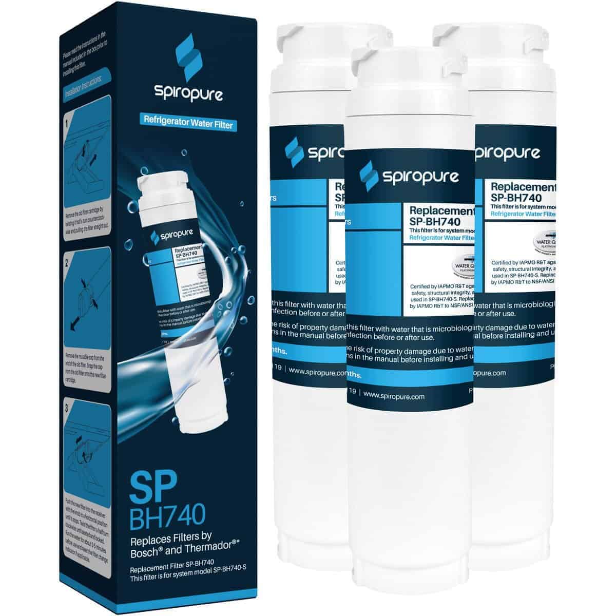 Filtro de agua de refrigerador SpiroPure SP-BH740