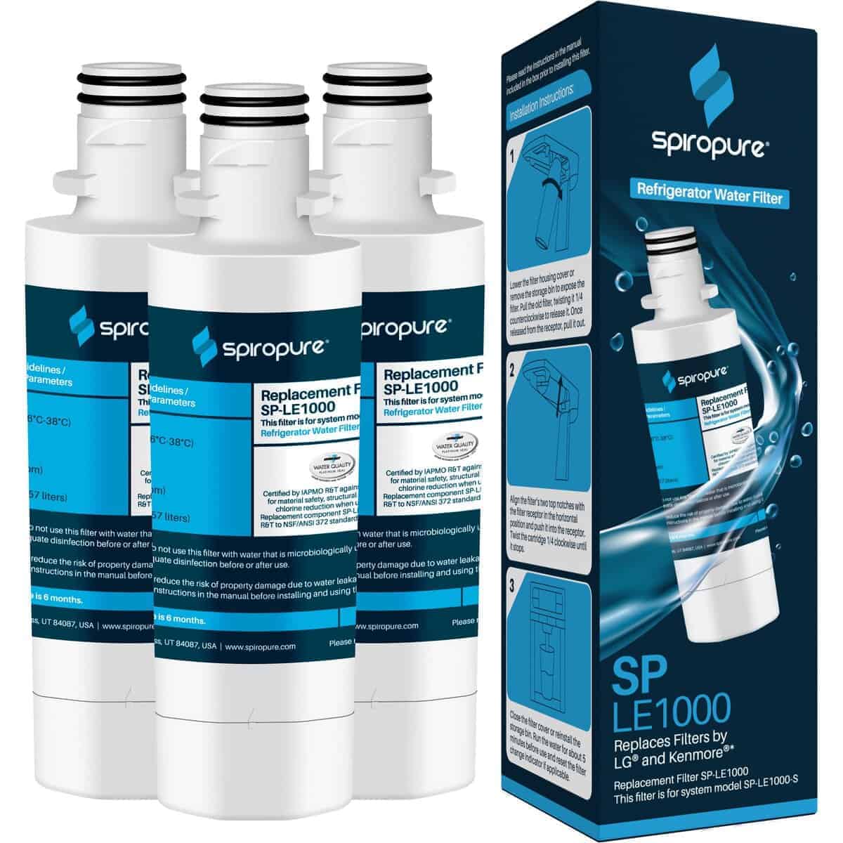 Filtro de Agua de Refrigerador de Repuesto SpiroPure