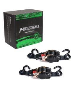 Correa de amarre retráctil de trinquete de 1" x 6' MOTO4U