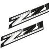 2pcs Nuevos Emblemas Z71 Repuesto para 2019-2021 Silverado