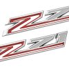 2pcs Nuevos Emblemas Z71 de Reemplazo para Chevy Silverado