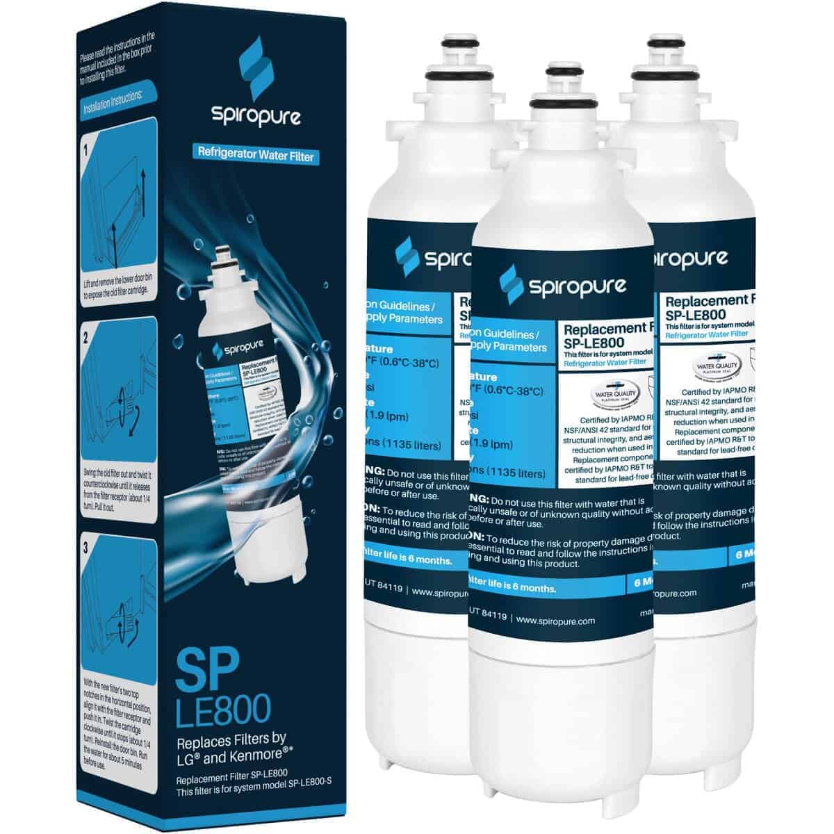 Filtro de Agua para Refrigerador SpiroPure SP-LE800