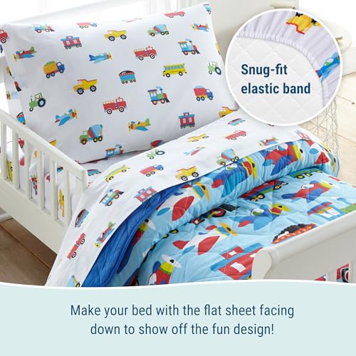 Juego de sábanas de franela para niños Wildkin - 100% - Imagen 6