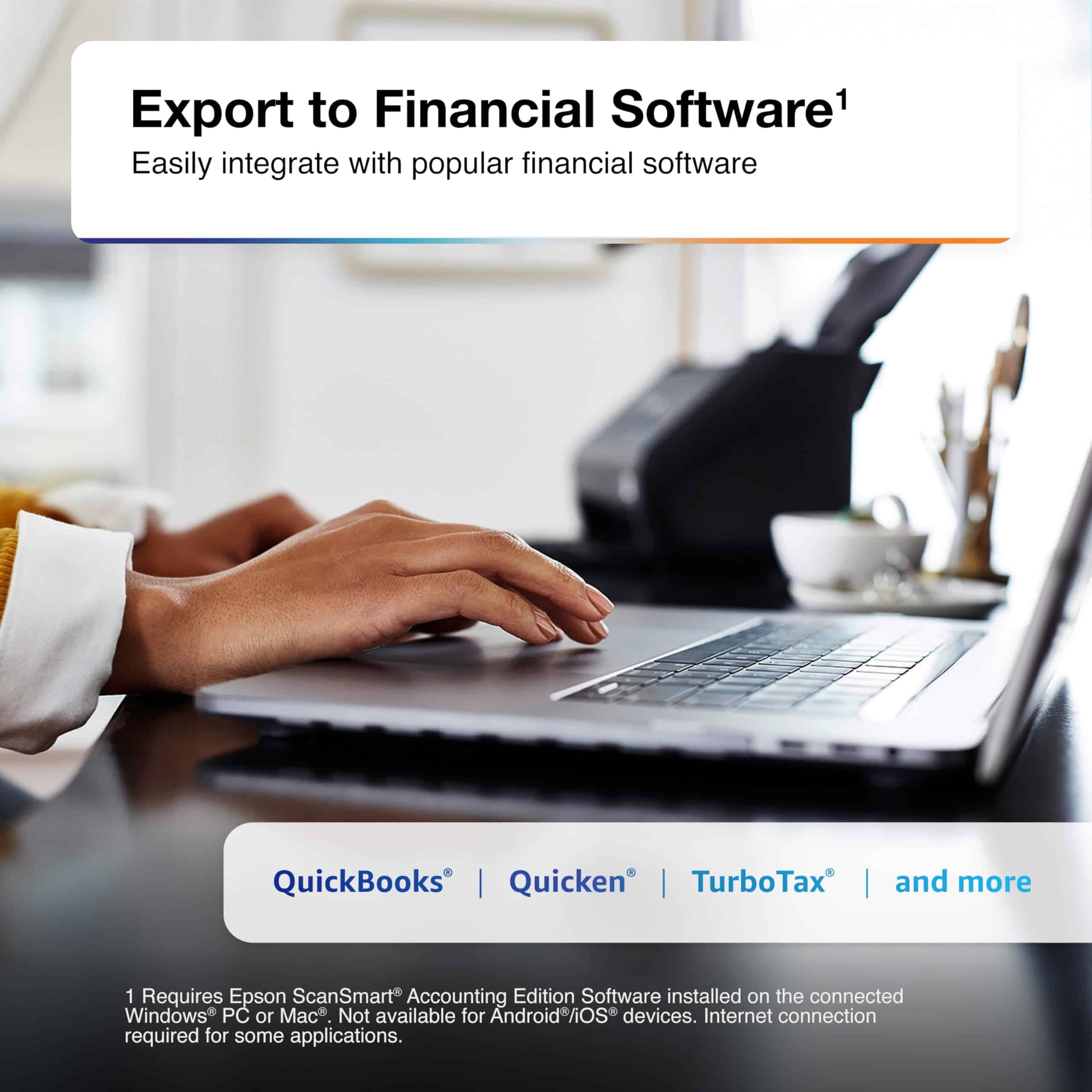 Escáner de recibos y documentos Epson RapidReceipt RR-600W - Imagen 5