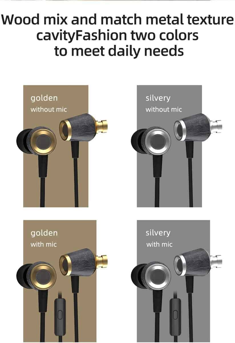 Audífonos dinámicos intrauditivos CCA CST, HiFi con graves - Imagen 9