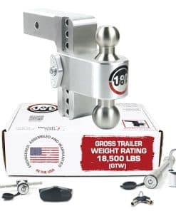 Weigh Safe Adjustable Trailer Hitch Ball Mount, -8,500 GTW