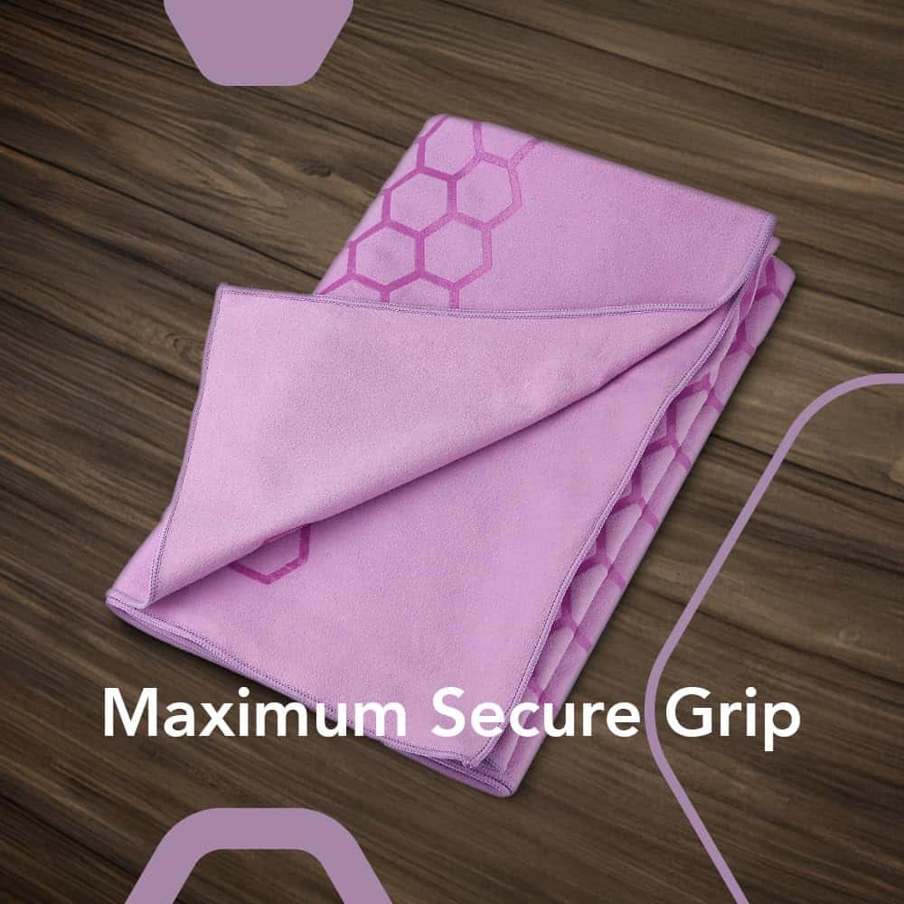 Tapete Toalla de Yoga Antideslizante Clever Yoga - Absorbe - Imagen 9