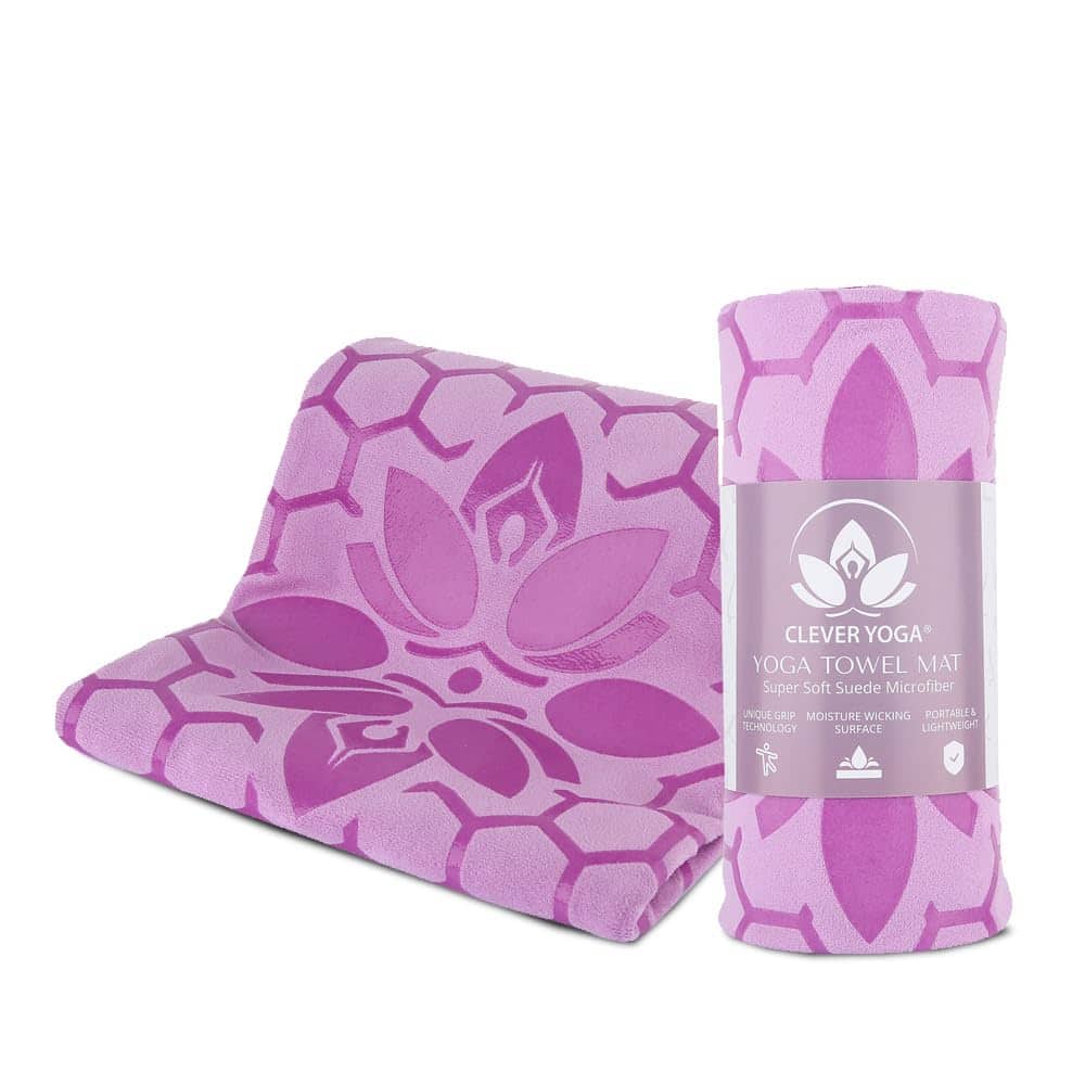 Tapete Toalla de Yoga Antideslizante Clever Yoga - Absorbe